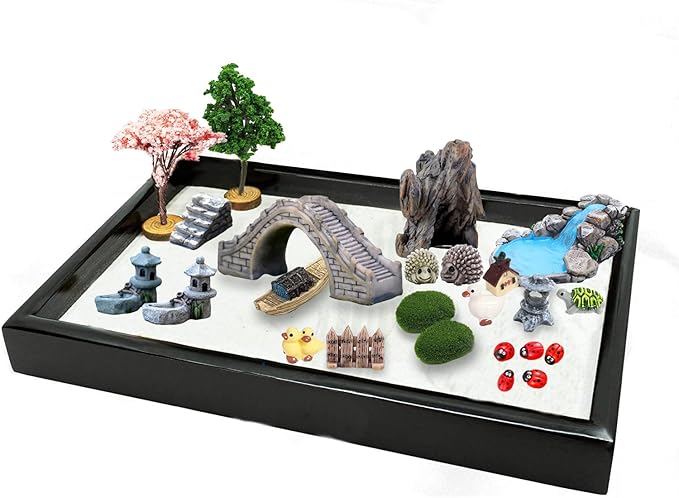 Fairy Garden Accessories Outdoor, 42 Zen Accessories, Miniature Decorations Supplies for Micro Landscape Plant Pots Bonsai Craft Decor - Fairy Kit