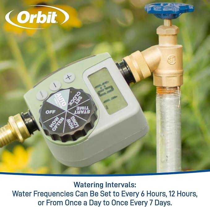 6-Pack Orbit 62056 One Outlet Single-Dial Hose Faucet Timer (Pack of 6)
