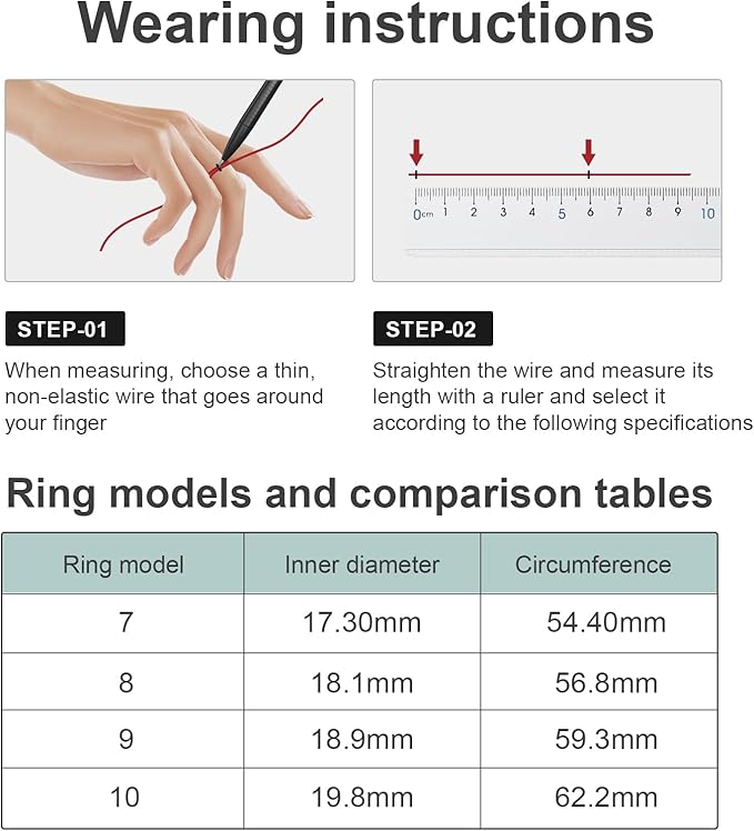 Smart Ring for Women-Men,Health-Fitness Tracker with Heart Rate, Sleep Monitor, Blood Oxygen, HRV, 128 Sports Modes, IP68 Waterproof, Gesture Control, No Subscription Fee,with iOS & Android (10)