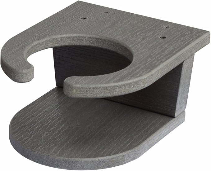 highwood Screw-On Cup Holder for Adirondack Chairs, Coastal Teak