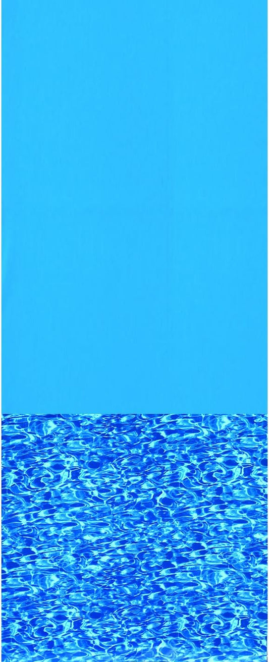 Swimline 18-Feet x 33-Feet Oval Swirl Bottom Ovrlp Liner Stand Gauge