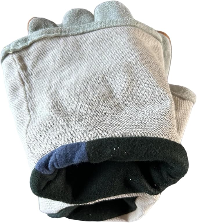 Leather MIG Welding Gloves with Reinforced Palm, Kevlar Stitching, Heat Fire Resistant for Welding/Grilling/BBQ