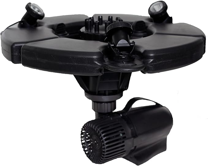 pond boss PRO Floating Fountain with Lights, 1/2 hp, 5000 GPH pump