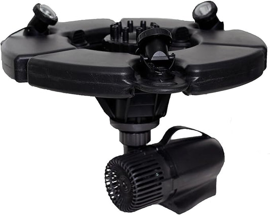 pond boss PRO Floating Fountain with Lights, 1/2 hp, 5000 GPH pump