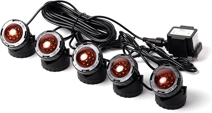 Jebao Submersible LED Pond Light, Set of 5