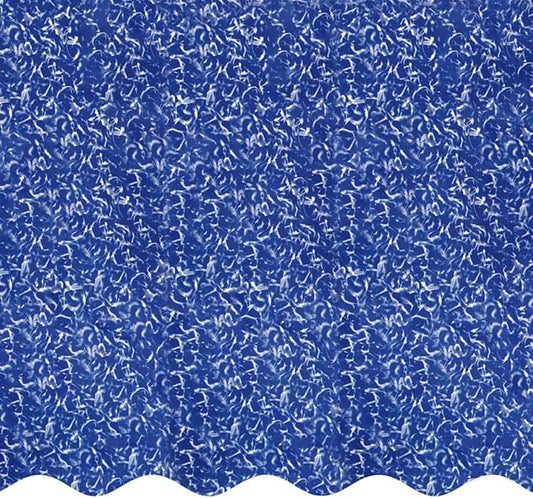 Smartline 24 ft Round Swimming Pool Liner | Sunlight | Overlap Style | 48-52 Inch Wall Height | 25 Gauge Heavy Duty Virgin Vinyl | Designed for Steel Sided Above Ground Pools