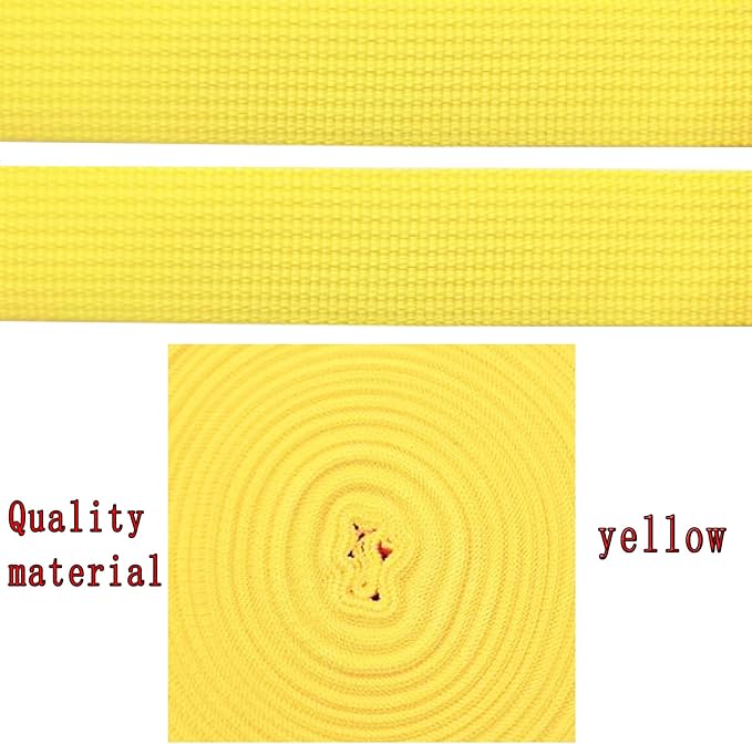 1 Roll 65.6 Feet Tree Tie for Plant Support Garden Strap 1 Inch Width Staking and Guying Material 1,800 Lbs Strength (Yellow)