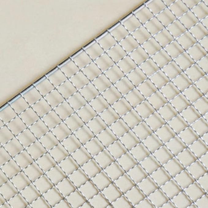 Stainless Steel BBQ Grill Grates Replacement - Mesh Wire Net, 25x40cm/9.8x15.7in, for Outdoor Barbecue and Camping