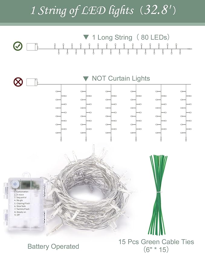 JACKYLED 80Ft 12 Pack Artificial Devil's Ivy Garland with 80 LED String Light, Fake Pothos Plant Vines,Houseplants, Hanging Plant Vines for Bedroom Garden Party Wall Decor