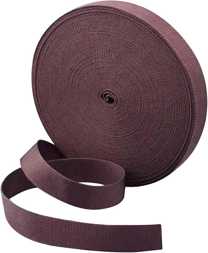 1 Roll 65.6 Feet Tree Tie for Plant Support Garden Strap 1 Inch Width Staking and Guying Material 1,800 Lbs Strength (Coffee)