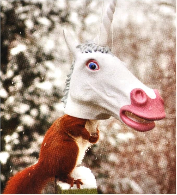 Archie McPhee, Squirrel Feeder Unicorn Head