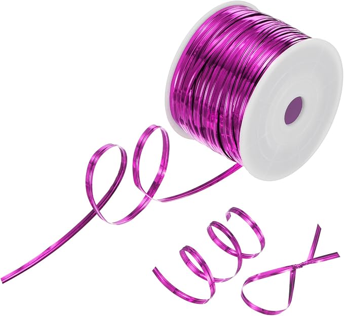Metal Twist Ties, 100 Yards Metallic Twists Tie Bread Twisty-Ties for Party Decoration/Garden Plant/Gift Wrapping Bag/Cake/Pops Candy/Bakery Bags [Rose Red]
