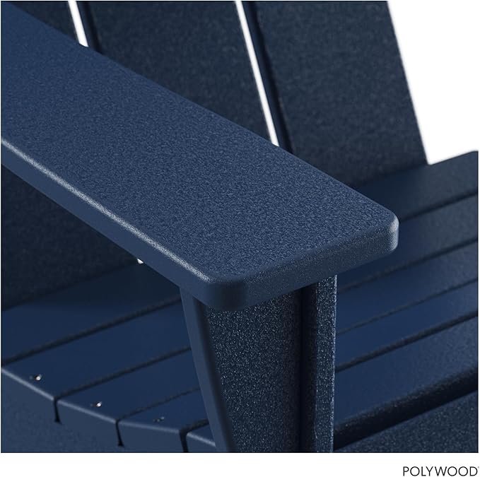 POLYWOOD Modern Adirondack Chair (Navy)