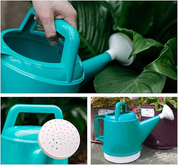 Bloem Watering Can Deluxe 2 Gallon (256 Fl Oz) Classic Blue (Pack of 4)