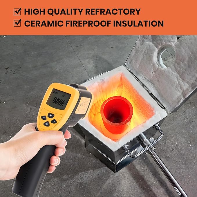 Ceramic Fiber Insulation, 31"x24"x1" Thick, 2600F Fireproof Insulation Blanket for Wood Stove Baffle, Fireplace, Pellet Stove, Chimney, Furnace, Boiler, Pizza Ovens and Forge