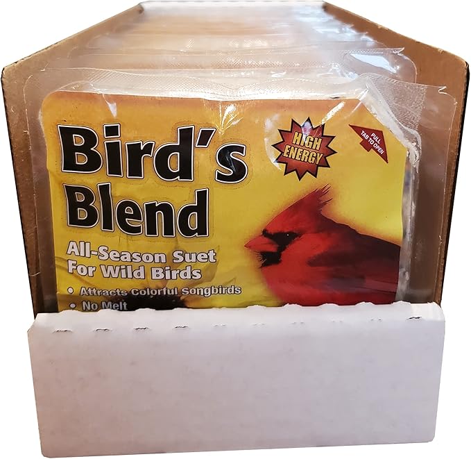 Heath Outdoor Products DD412-10: 11-Ounce High Energy Blend Suet Cake - 10-Pack Case