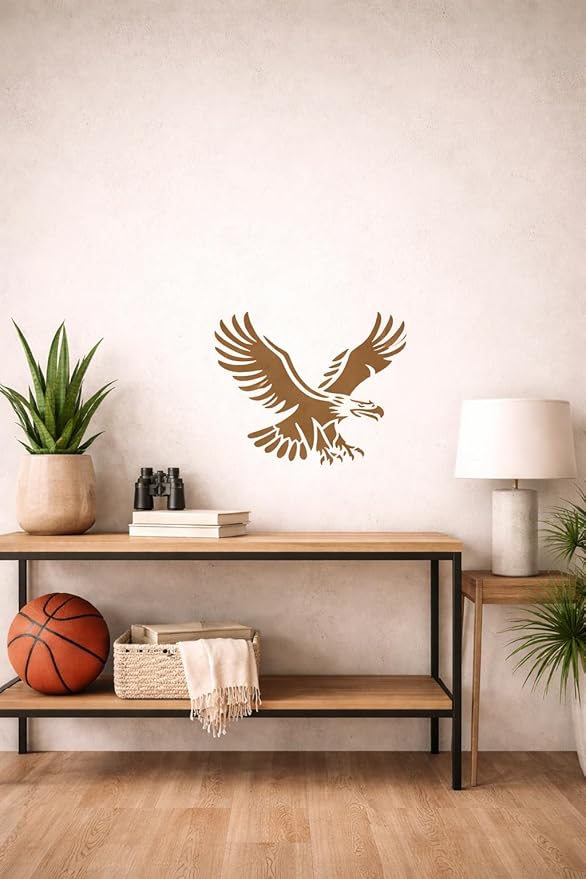 Eagle Stencil – Reusable Bird and Wildlife Art Stencil for Painting, Crafting, Patriotic Designs and DIY Projects (3 Pcs Set)