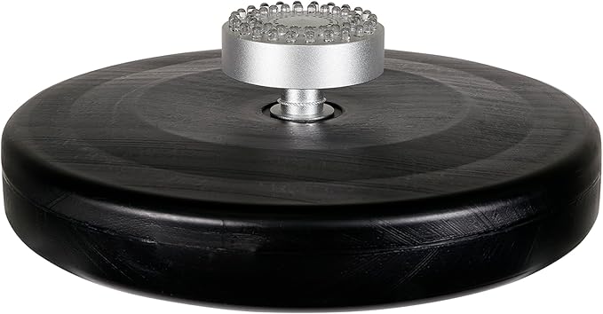 Alpine Corporation FTC102 | Floating Spray Fountain with 48 Color-Changing LED Lights & 398 GPH Pump — Decorative Outdoor Water Feature for Ponds or Pools — Black