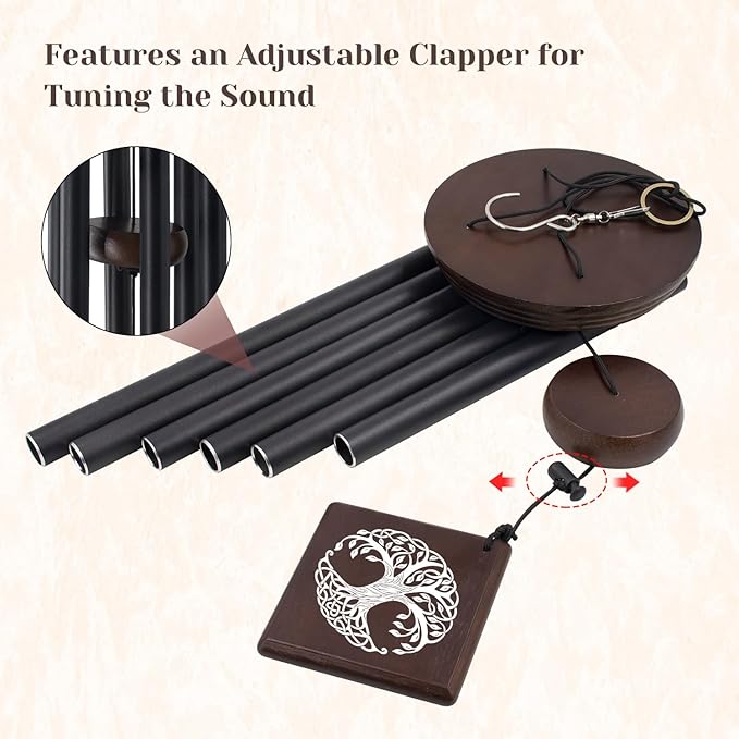 ASTARIN Wind Chimes for Outside,28'' Memorial Wind Chimes Sympathy Wind Chimes for Loss of Loved One Tree of Life Memorial Wind Chime Bereavement Condolence Gifts for Loss of Mother Father Husband