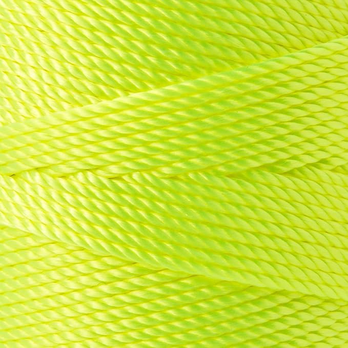 HONGDA Twisted Nylon String, #18 x 1080FT Mason Line String, Nylon Twine for Masonry Job, Trot Line, Decoy Line, Net Making and Mending, Workshop, Crafts, Gardening