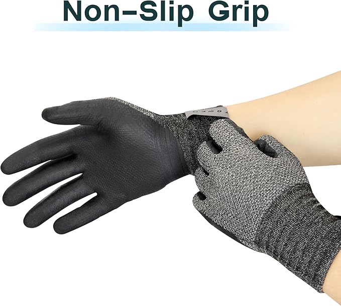 2 Pairs Gardening Gloves Thin Breathable Garden Gloves for Work Fishing