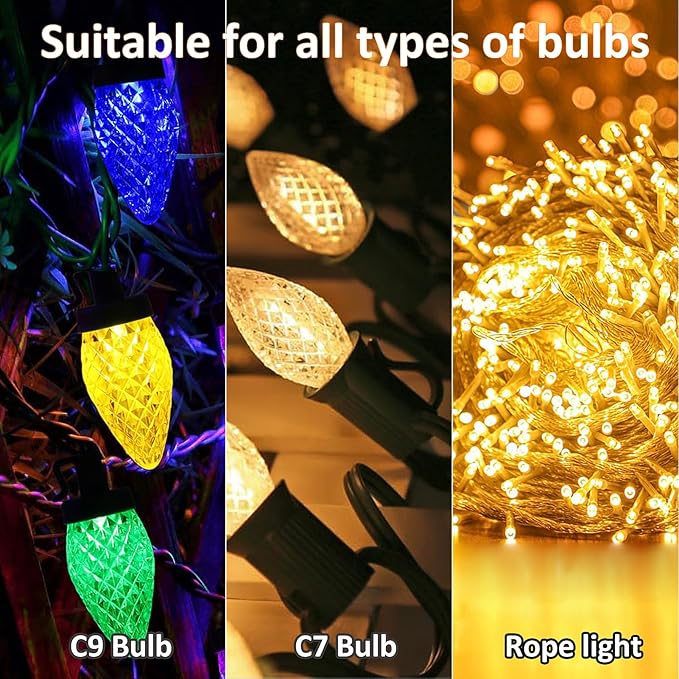 12 Inch Metal Christmas Light Stakes 60 Pack Christmas Yard Lights Stakes Universal Yard Lawn Holiday Light Stakes for C7 C9 String Lights Ground Stakes for Christmas Lights on Garden Driveway Pathway