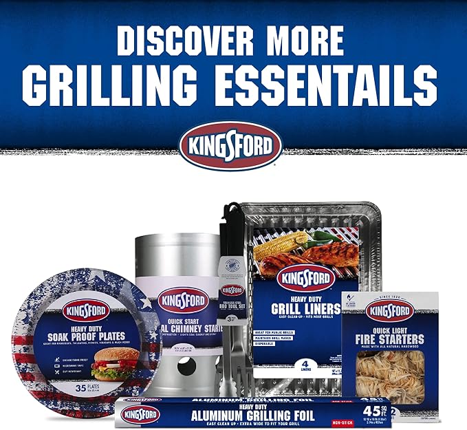Kingsford Quick Light Fire Starter Rolls, All Natural Hardwood with Paraffin, Water Resistant and Easy Lighting for Charcoal, Pellet Grills, Smokers, Campfires, Outdoor Fireplaces, 16 Count - 24 Pack