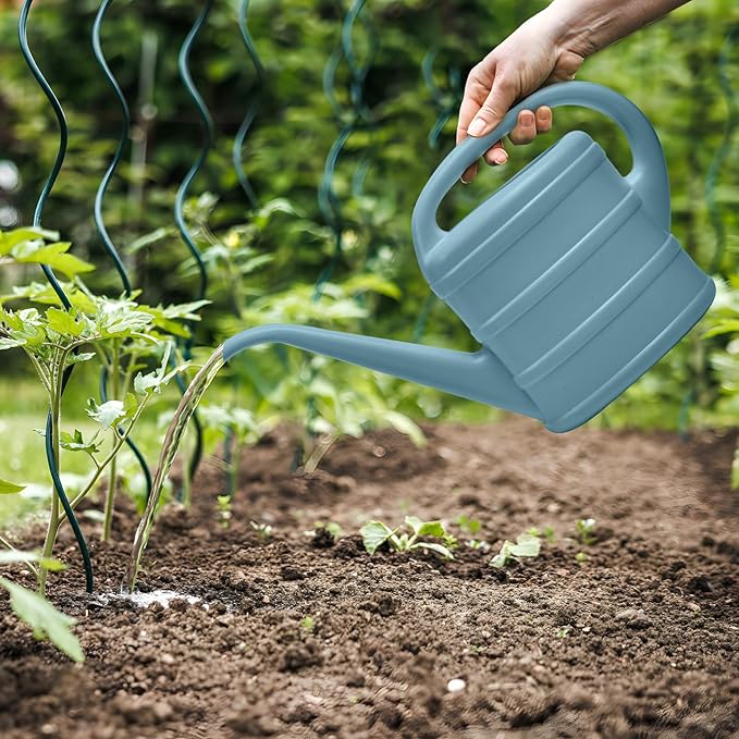 ZXJ Small Plant Watering Can - 1/3 Gallon - Grey
