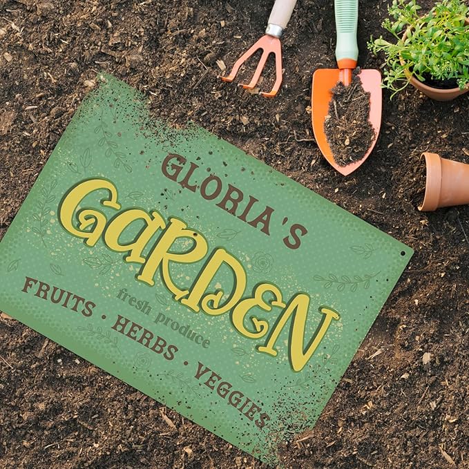 Custom Garden Signs, Holiday Season, Personalized Sign for Garden Decor Sign, 12x18 Inches, Rust Free .063 Aluminum, Fade Resistant, Made in USA by Sigo Signs