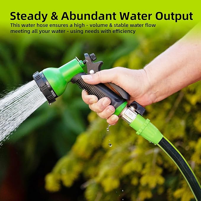 Worth Leader Short Garden Hose 3/4 in. x 2 ft. - Heavy Duty Lightweight PVC Water Hose - Flexible, No Kink, Leakproof, Male to Female Fittings - 200PSI Work & 500PSI Burst, for Lawn & Commercial Use