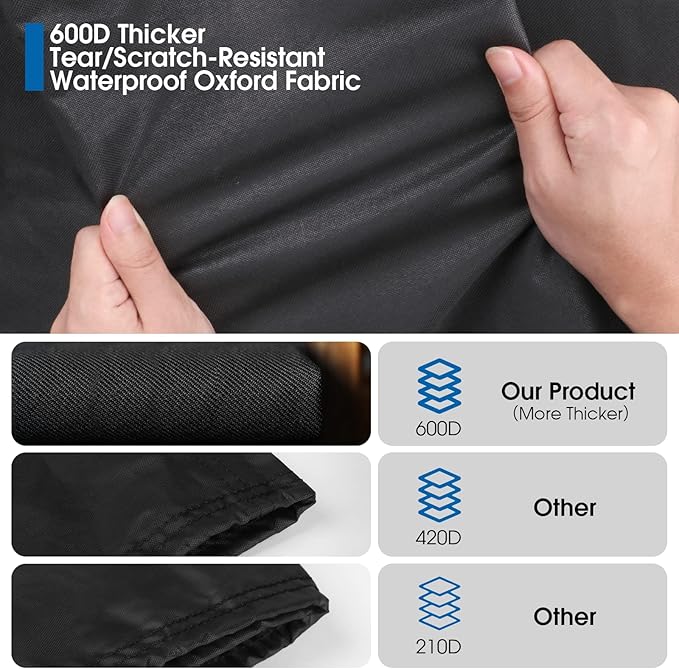 Fire Pit Cover Round 20 inch, Smokeless Fire Pit Cover, Wood Burning Fireplaces Cover, Portable Outdoor Firepit Cover for Backyard Patio Garden Camping Bonfire 600D- 20"Dia x 17"H