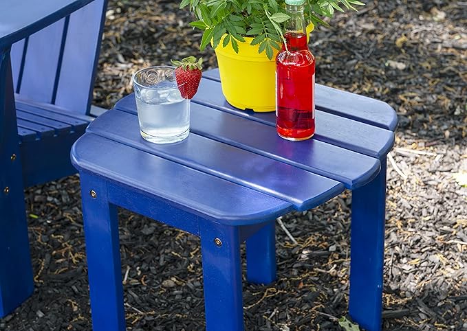 Jayde Blue Adirondack Outdoor End Table