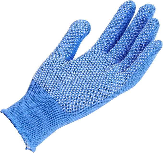 Juvale Garden Gloves for Women - 6 Pairs (12 Count), Pink, Purple & Blue - Thorn Proof & Cut Resistant Gardening Gloves - Breathable Cotton Cloth with Enhanced Grip - Berry Picking & Outdoor Work