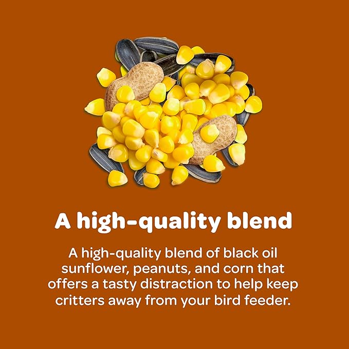 Kaytee Corn-a-Plenty Seed Cake, Food for Wild Squirrels, Chipmunks, Rabbits & Other Backyard Wildlife, 2.5 Pounds