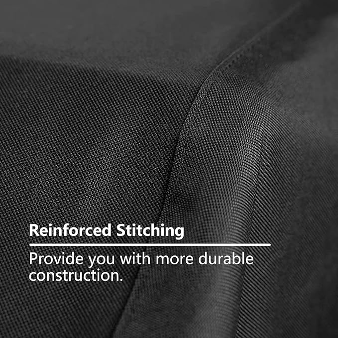 Waterproof Patio Chair Covers 4 Pack ( 37.5 W x 39.25 D x 38.5 H inches) for Outdoor Swivel Chair/Lounge Deep Seat Cover, Heavy Duty and Waterproof Outdoor Patio Furniture Covers, Black