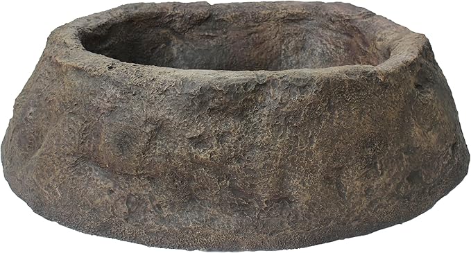 Gardenised Huge Faux Sandstone Pond Rock Realistic Lightweight Decorative Boulder for Landscaping & Utility Cover Weather-Resistant Stone for Garden Patio Landscape Lawn Park and Yard, Ellipsoid