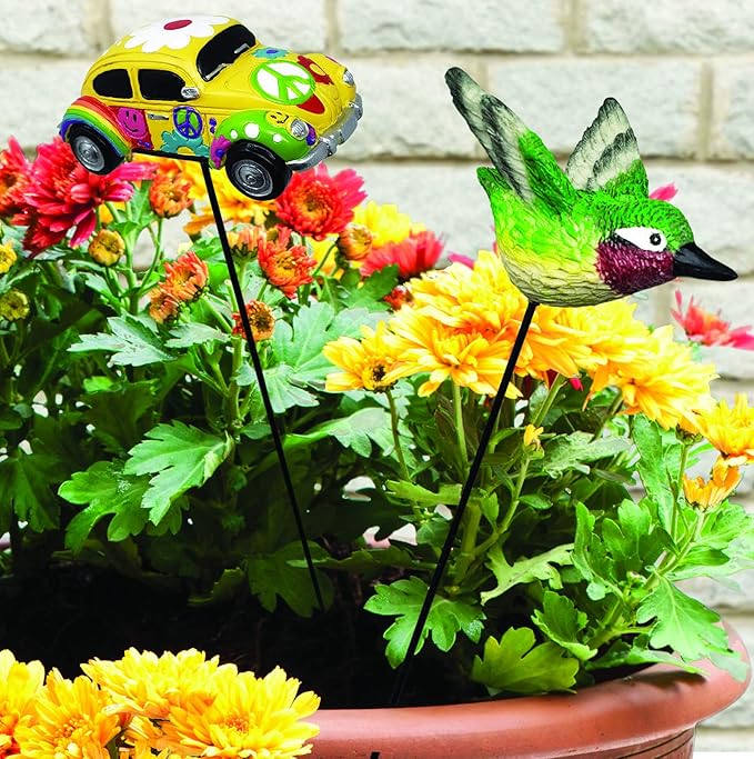 Spoontiques - Army Garden Stake - Garden Décor - Decorative Stake for Lawn and Yard - Multicolored