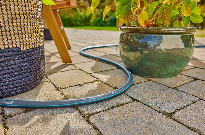 20530 | 50' Foot 5/8" Heavy-Duty Gardening Hose | Heavy-Duty 5-Ply Design, Includes US Hose Threads, European Made, Kink-Resistant