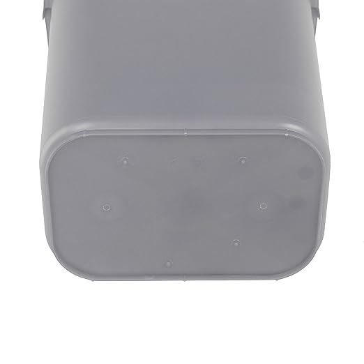Amazon Basics Lightweight Rectangular Commercial Office Wastebasket, 10 Gallons, Grey