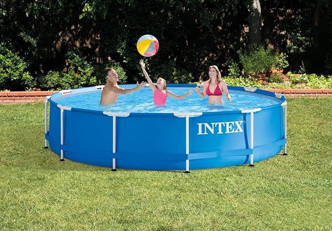 Intex 12-Foot by 30-Inch Metal Frame Pool Set
