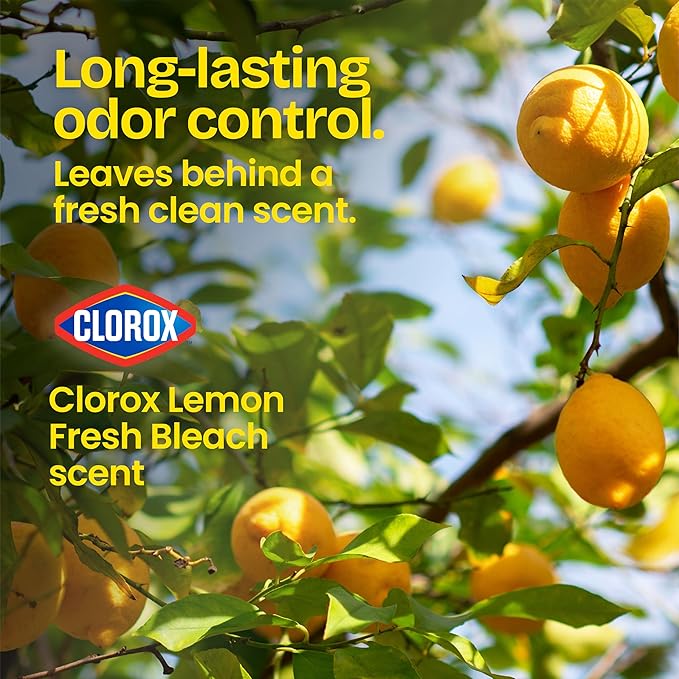 Glad Small Trash Bags 4 Gallon, Lemon Fresh Bleach Garbage Bags, Odor Resistant with Drawstring, 80 Count