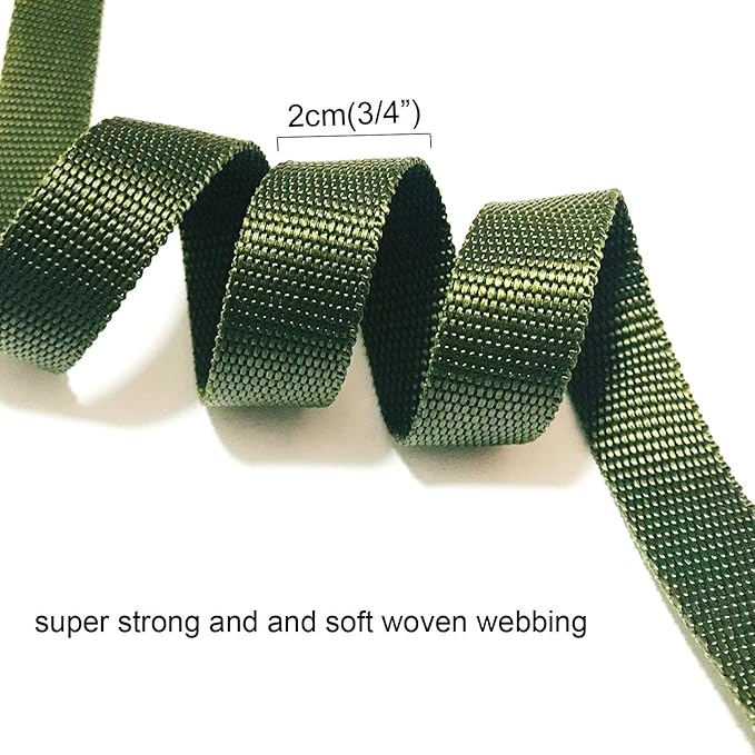 100FT Tree Support Straps for Staking and Guying, 3/4 inch Flexible Tree Support Straps, Versatile Tree Rope, Nylon Tree Ties for Effective Growing and Straightening