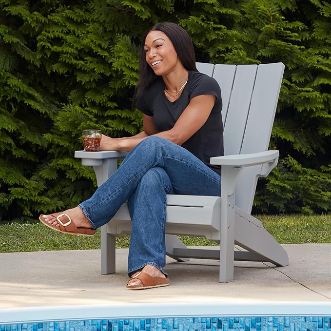 Keter Modern Adirondack Chair - Gray