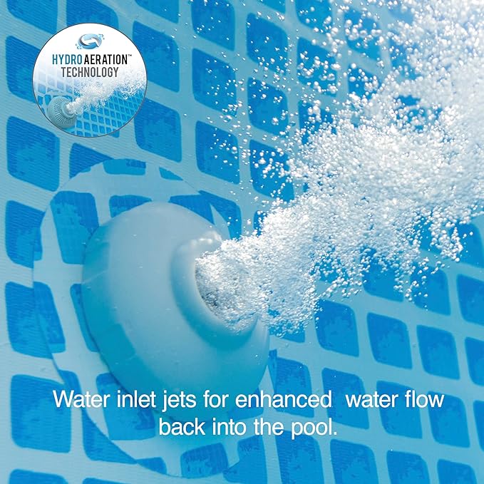 Intex Sand Filter Pump & Saltwater System for Up to 15,000 Gal Pools, Krystal Clear - Automatic Algae Control & Above-Ground Swimming Pool Cleaning