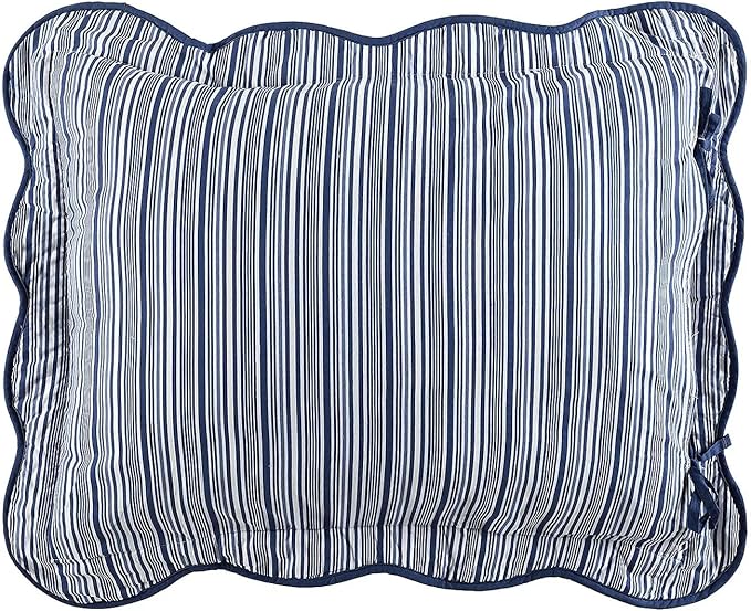 Wonderful 100% Cotton Blue Floral Bedspread Set Full Size, Quilt Bedding Sets with Pillow Shams, 3 Pieces Botanical Coverlet Set, Quilted Blanket Bed Cover for All Season, 96"x110"