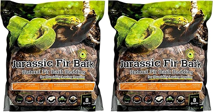 SuperMoss Galápagos (05024) Jurassic Fir Bark Bedding, 8-Quart, Natural (Pack of 2)