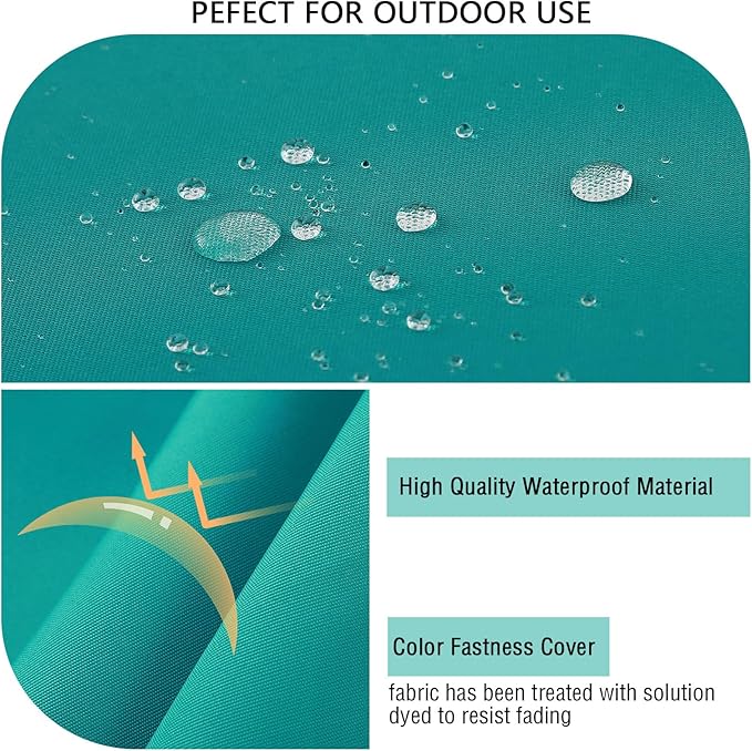 idee-home Outdoor Cushions for Patio Furniture, Outdoor Seat Cushion, Waterproof Couch Hampton Bay Deep Seat Replacement Chair Cushions for Garden Lawn Backyard Deck, 30 x 30