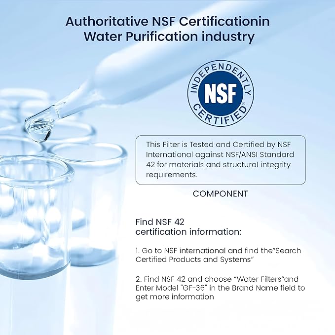 GLACIER FRESH RV/Marine Water Filter with 1 Flexible Hose Protector, Greatly Reduces Bad Taste, Odors, Chlorine and Sediment in Drinking Water, 3 Pack