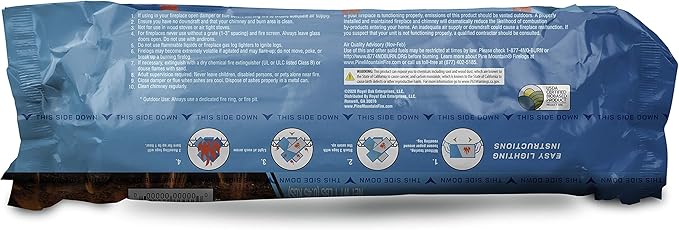 Pine Mountain Roasting Logs, Cooking firelogs for Campfire, Fireplace, Fire Pit, Outdoor and Indoor Use, 6 Pack