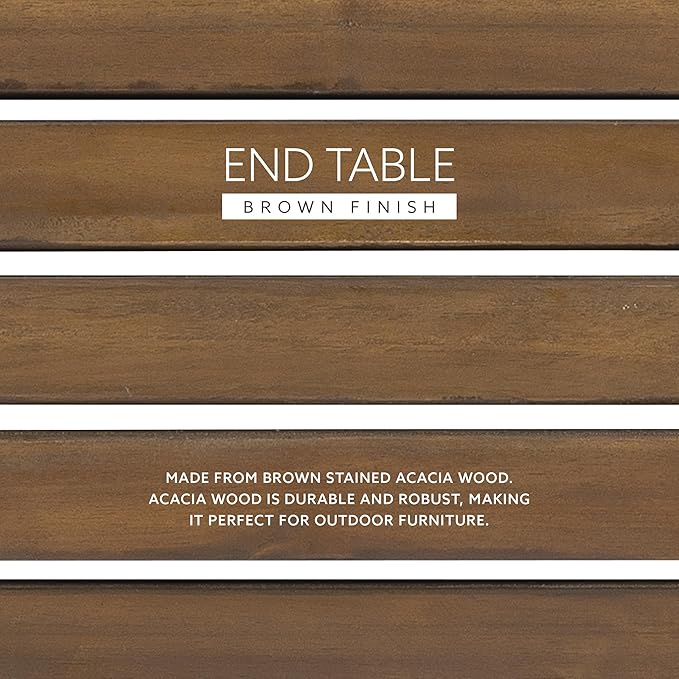 Linon Adirondack End, Teak Table,